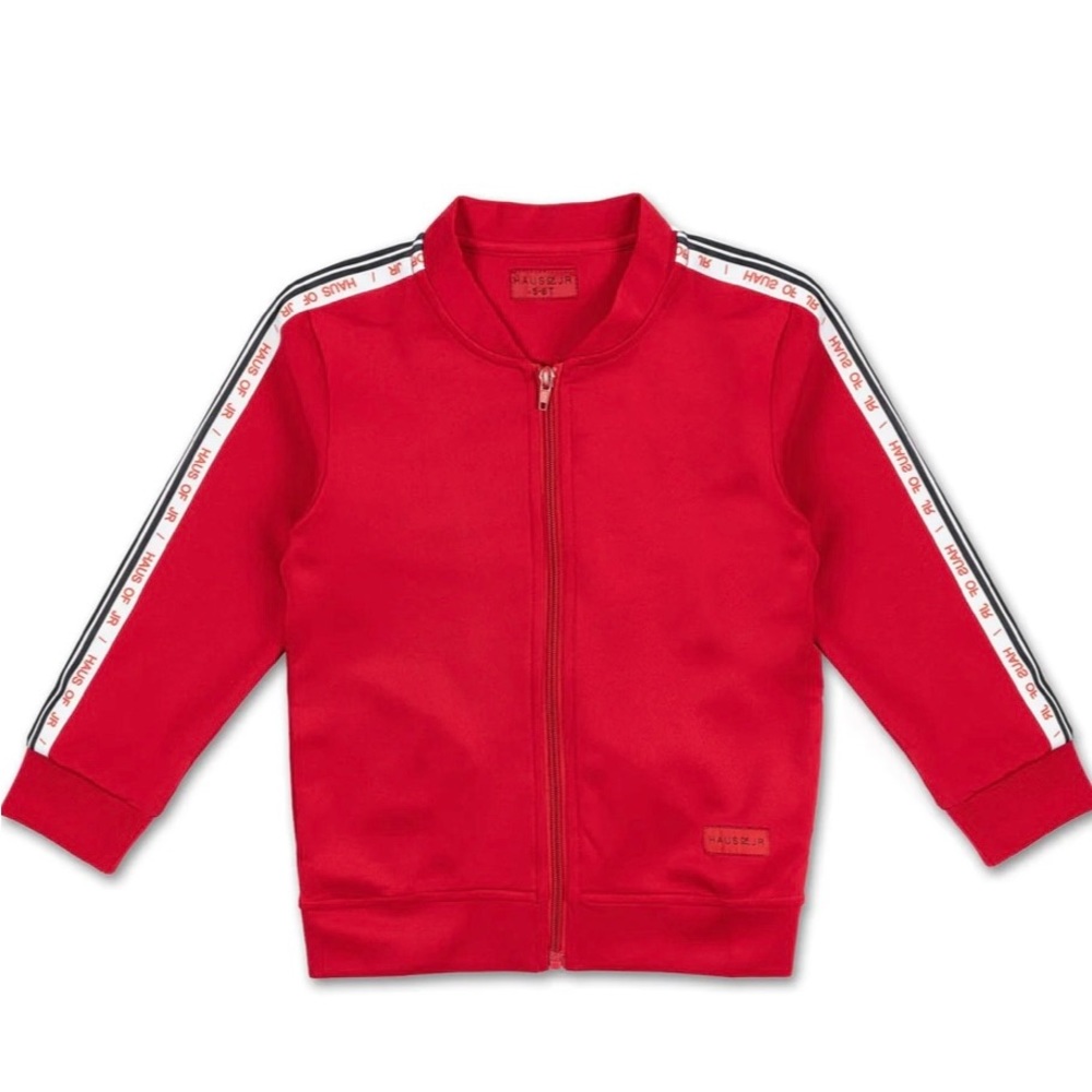 Haus of Jr Laurent Red Track Jacket Sz 1-2T NWT - Picture 1 of 14